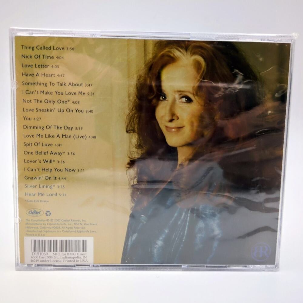 Bonnie Raitt – The Best Of CD 2003 Capitol Records Rock Blues Collection New - Picture 2 of 2